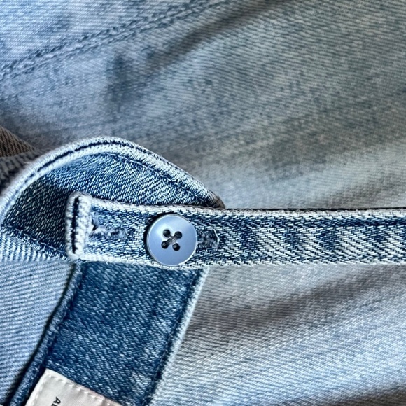 AG Adriano Goldschmied Giselle Denim Spaghetti Strap Jumpsuit Size Small EUC - Picture 9 of 11